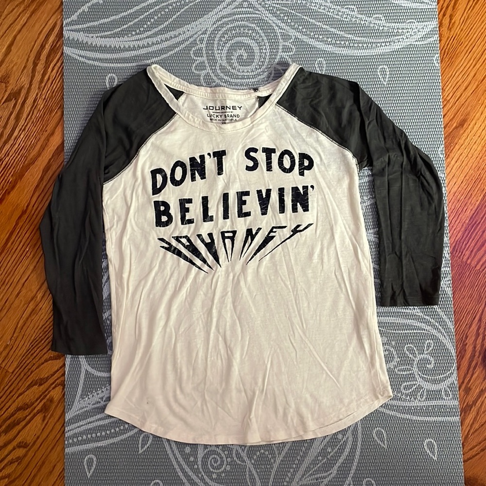 Womens Journey Designed Exclusively by Lucky Brand Band Shirt